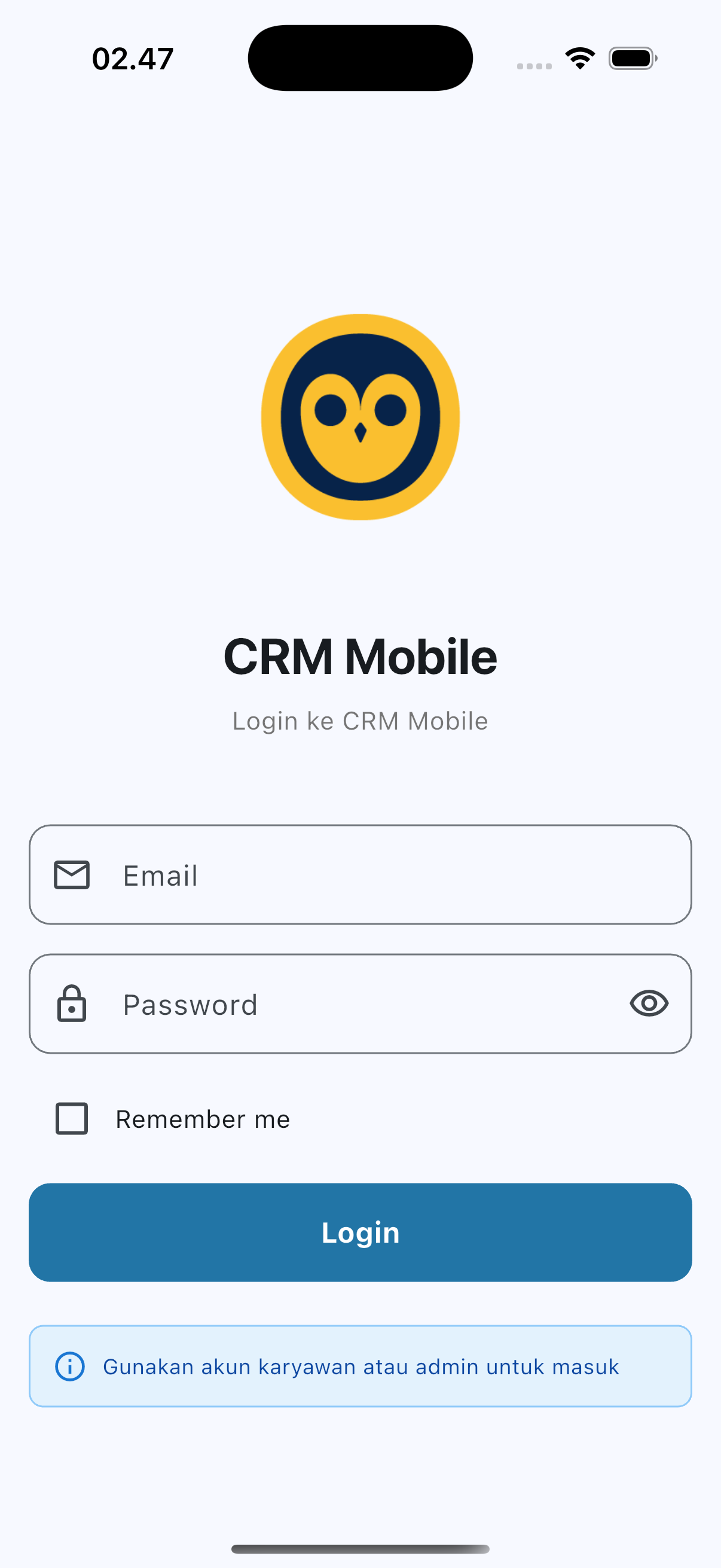 Dashboard CRM AdhiTech